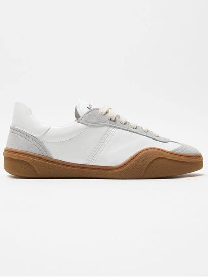 Panel Design Leather Low-Top Sneakers White - ACNE STUDIOS - BALAAN 2