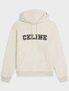 RY032649W 02BL loose hoodie cotton fleece - CELINE - BALAAN 1