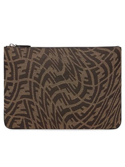 Vertigo print clutch bag - FENDI - BALAAN 1