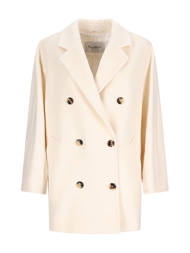 Revus Wool Cashmere Shorts Double Coat Cream - MAX MARA - BALAAN 1