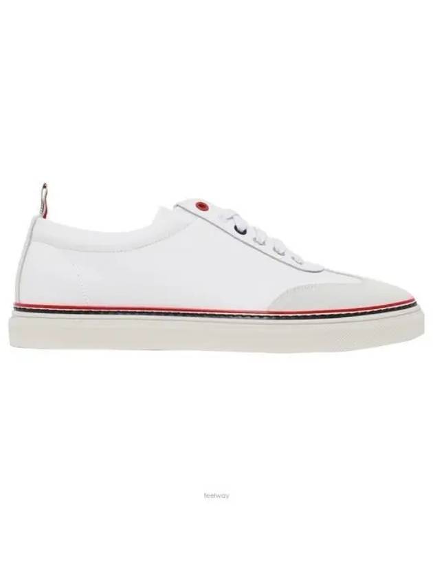 RWB Cupsole Rubber Calfskin Trainer Sneakers White - THOM BROWNE - BALAAN 2