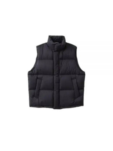 SUPER LIGHT NYLON RIPSTOP DOWN VEST BLACK A24AV03NL - AURALEE - BALAAN 1