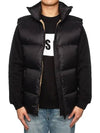 Neck logo two tone padded vest black 3341MDH17 - MSGM - BALAAN 2