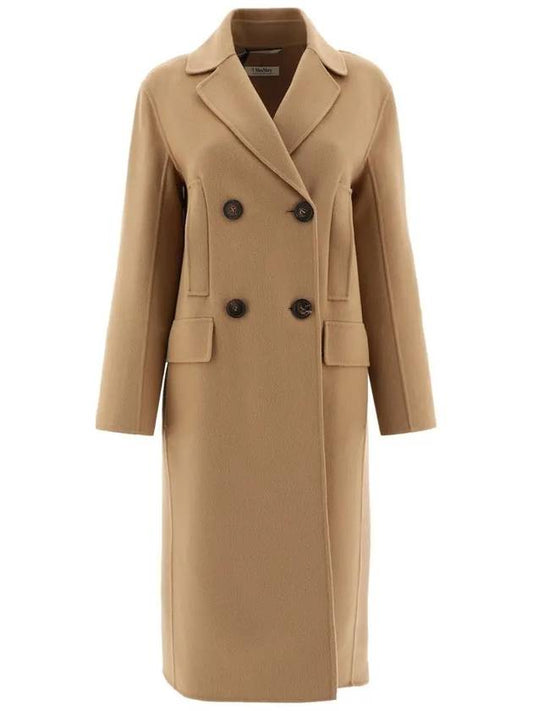 ETTORE Double Wool Coat Beige 2390111331 033 - MAX MARA - BALAAN 1