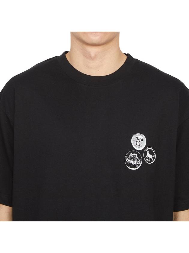 Pins Short Sleeve T-Shirt Black - CARHARTT WIP - BALAAN 6