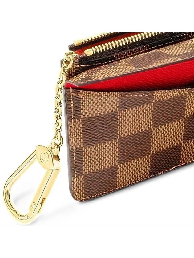 Damier Ebene Coated Canvas Card Wallet Recto Verso - LOUIS VUITTON - BALAAN 5