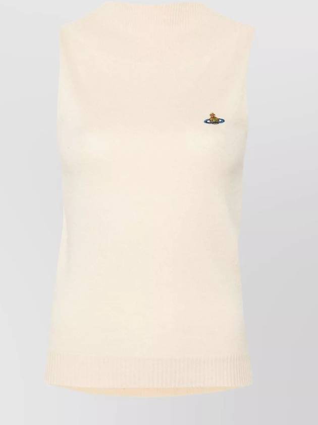 ORB Logo Sleeveless Off White - VIVIENNE WESTWOOD - BALAAN 2