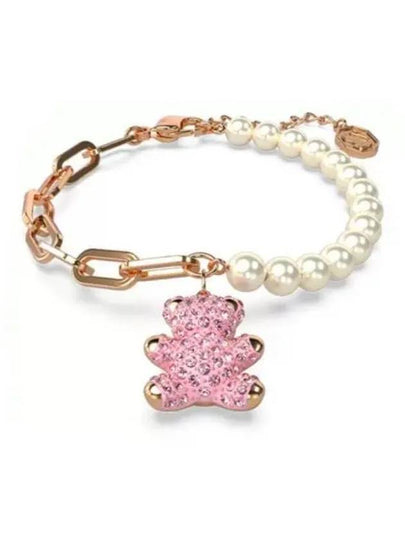 Teddy Pearl Bracelet Pink Rose Gold - SWAROVSKI - BALAAN 2