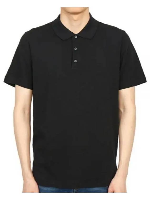 Bronn Cotton Short Sleeve Polo Shirt Black - THEORY - BALAAN 2