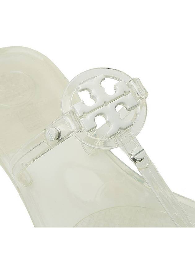 Mini Miller Jelly Flip Flops White - TORY BURCH - BALAAN 9