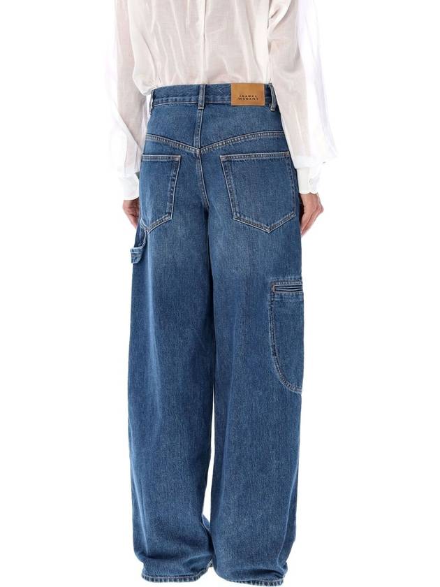 Solene Wide Jean Blue - ISABEL MARANT ETOILE - BALAAN 3