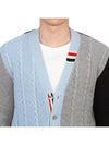 Single Breasted Button Cardigan - THOM BROWNE - BALAAN 7