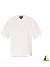 Shadow Project Graphic Interlock Mako Cotton Short Sleeve T-Shirt White - STONE ISLAND - BALAAN 2