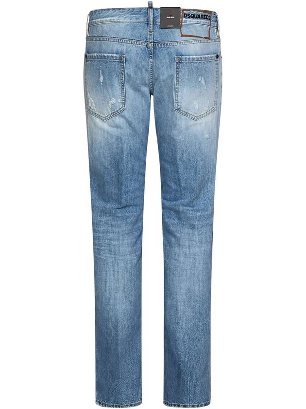 denim straight pants S74LB1321S30309 470 DENIM - DSQUARED2 - BALAAN 3