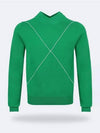 Contrast Stitch Wool Knit Top Paraket - BOTTEGA VENETA - BALAAN 2