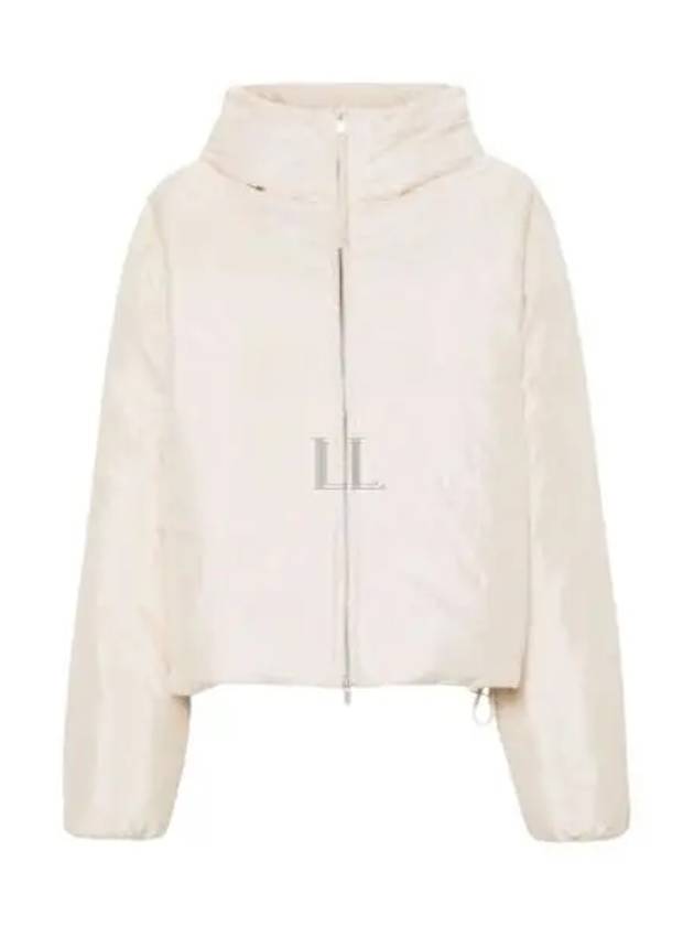 Blouson Nylon Hooded Jacket Beige - JIL SANDER - BALAAN 2