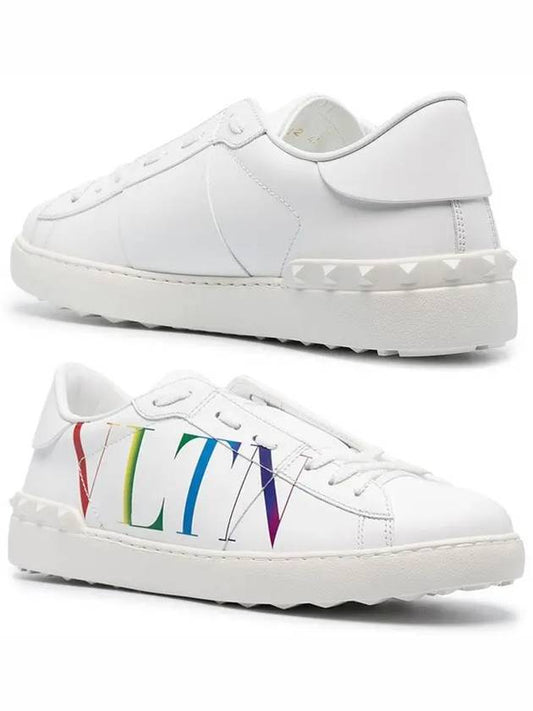 Logo Hidden Open Low Top Sneakers White - VALENTINO - BALAAN 2