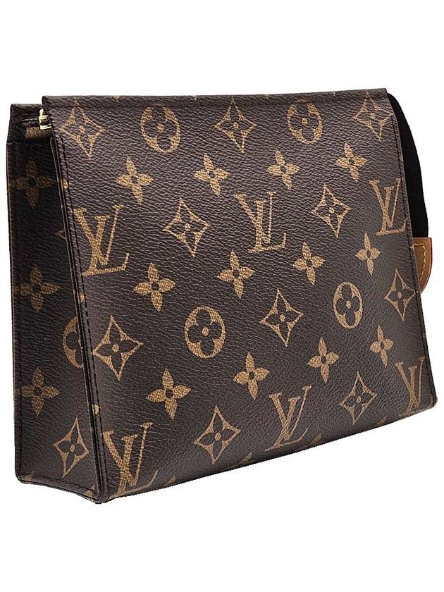 Louis Vuitton M47544 Monogram Canvas Pochette Toilet 19 Pouch Clutch - LOUIS VUITTON - BALAAN 3