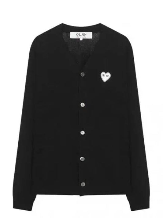 White Heart Wappen Wool Cardigan Men - COMME DES GARCONS - BALAAN 1