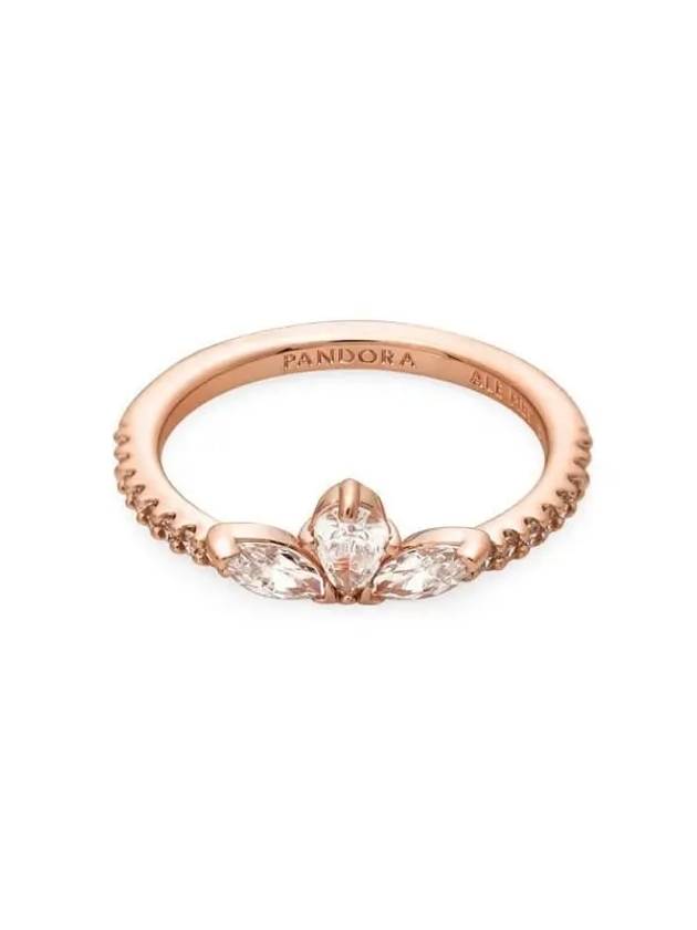 Sparkling Herbarium Cluster Ring Rose Gold - PANDORA - BALAAN 3