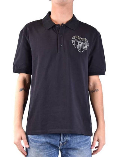 Cotton PK Shirt Black - VALENTINO - BALAAN 1