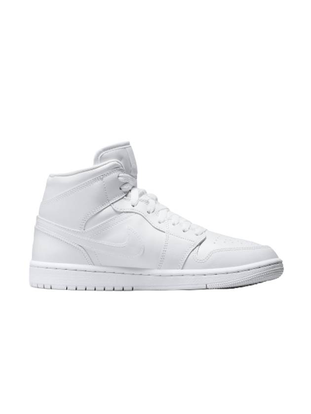 Women's Jordan 1 Mid High Top Sneakers White - NIKE - BALAAN 1