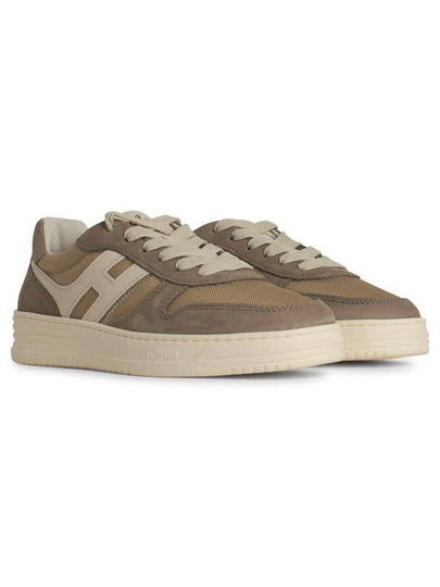 Hogan 'H631' Beige Fabric Sneakers - HOGAN - BALAAN 2