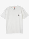 Men s Logo Patch Off White Short Sleeve T Shirt PMTEEBT02 505 - PARAJUMPERS - BALAAN 2