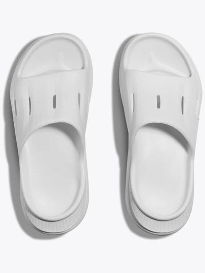 Ora Recovery Slide 3 Slippers White - HOKA ONE ONE - BALAAN 2