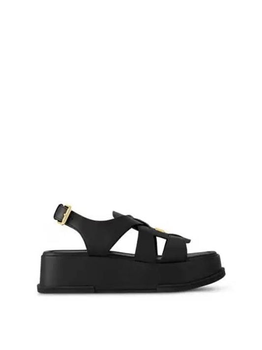 Maya Platform Sandals Black Boutique 1ACYJP - LOUIS VUITTON - BALAAN 1