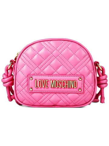 Quilted Logo Shoulder Bag - MOSCHINO - BALAAN 1