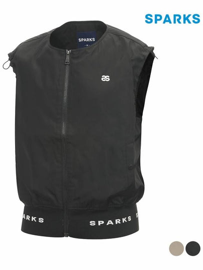 Women s Hem Shibori Small Logo Vest SO1LJVR09 - SPARKS - BALAAN 2