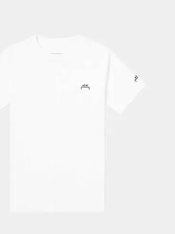 Men's Essential Embroidery Logo White Short Sleeve ACWMTS029 WH - A-COLD-WALL - BALAAN 1