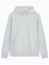 Jeans Embroidered Logo Heavy Cotton Hoodie Grey - CALVIN KLEIN - BALAAN 2