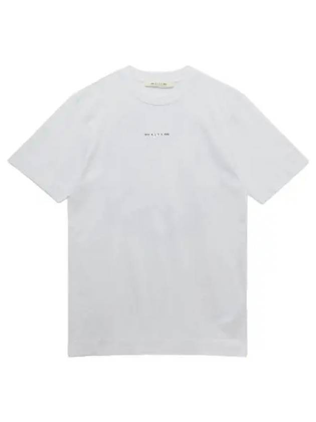 Melt Circle Logo Short Sleeve T Shirt White Tee - 1017 ALYX 9SM - BALAAN 1