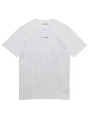 Melt Circle Logo Short Sleeve T Shirt White Tee - 1017 ALYX 9SM - BALAAN 1