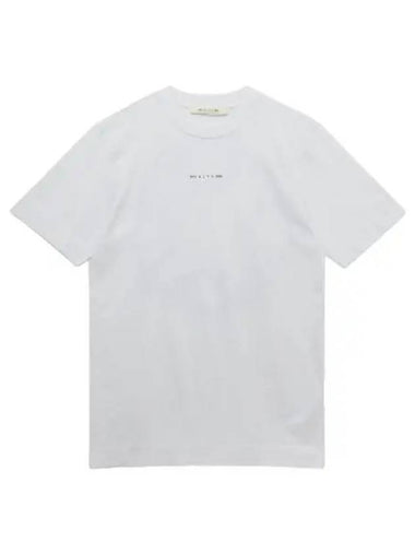 Melt Circle Logo Short Sleeve T Shirt White Tee - 1017 ALYX 9SM - BALAAN 1