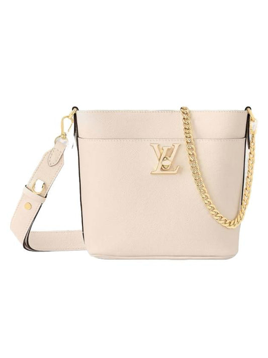 Lock And Walk Lock Me Leather Shoulder Bag Ivory - LOUIS VUITTON - BALAAN 1