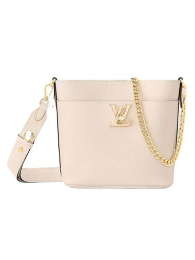 Lock And Walk Lock Me Leather Shoulder Bag Ivory - LOUIS VUITTON - BALAAN 1