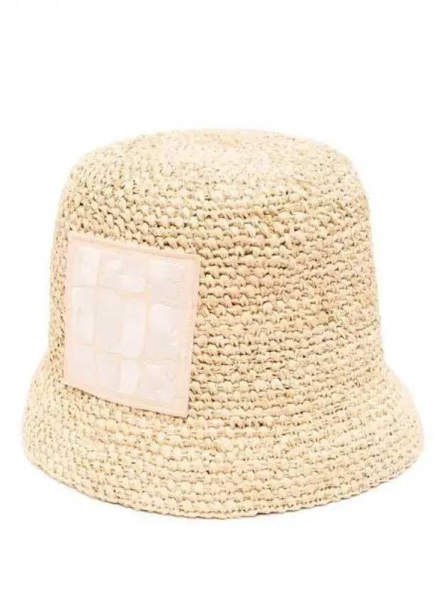 Jacquemus Le Bob Piciou Raffia Bucket Hat - JACQUEMUS - BALAAN 1