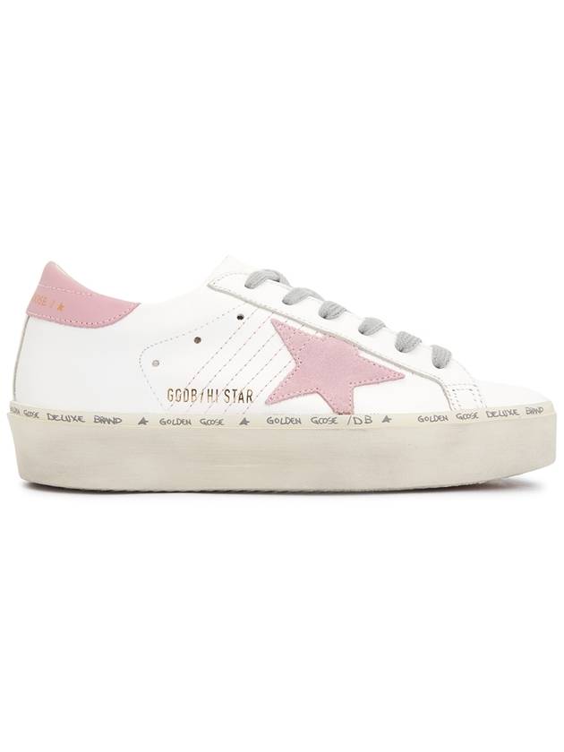 Women's Hi Star Leather Low Top Sneakers White - GOLDEN GOOSE - BALAAN 6