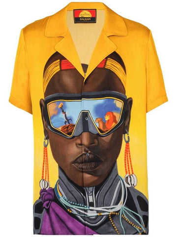 Balmain Shirt With Graphic Print For Disney - BALMAIN - BALAAN 1