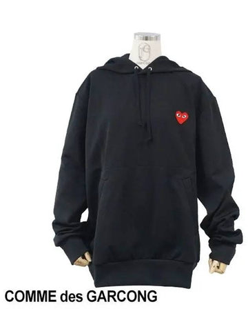 Play Unisex Hoodie Black AX T174 AZ - COMME DES GARCONS - BALAAN 1