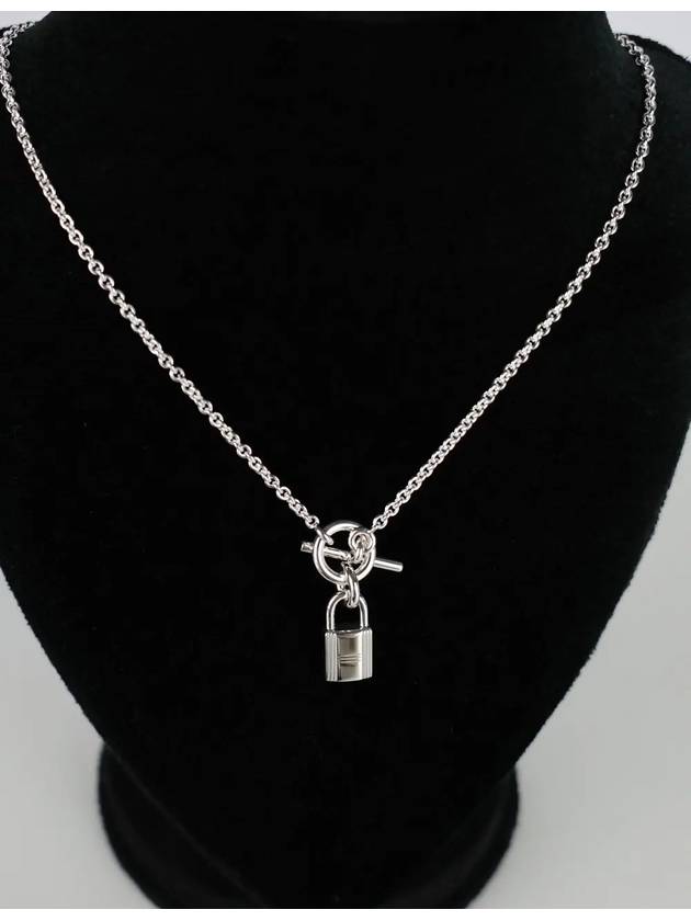 Kelly Cadenas Pendant Necklace Silver - HERMES - BALAAN 3