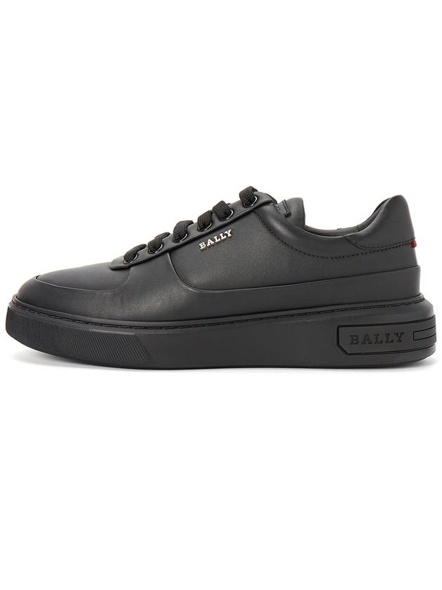 Manny Leather Low Top Sneakers Black - BALLY - BALAAN 5