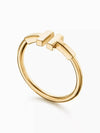 Tiffany Tiffany T wire ring yellow gold ring women - TIFFANY & CO. - BALAAN 1