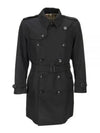 Men's Kensington Heritage Trench Coat Black - BURBERRY - BALAAN 2