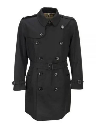 Men's Kensington Heritage Trench Coat Black - BURBERRY - BALAAN 2