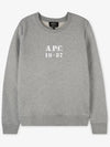 Melissa Logo Cotton Sweatshirt Grey - A.P.C. - BALAAN 3