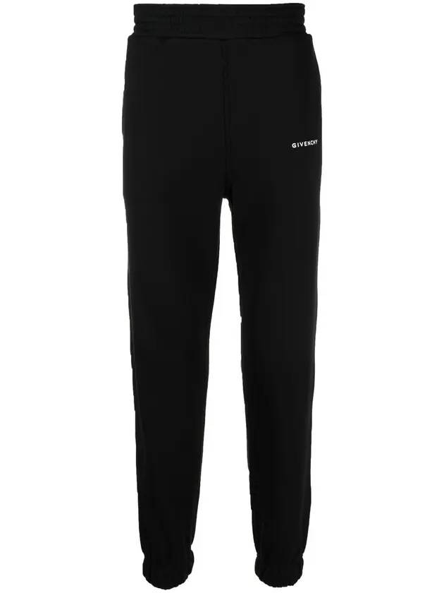 Logo Printed Cotton JoGGer Pants Black - GIVENCHY - BALAAN 1